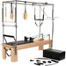 Aluminum Pilates Cadillac Reformer with Revo Footbar & Trapeze for Home & Studio