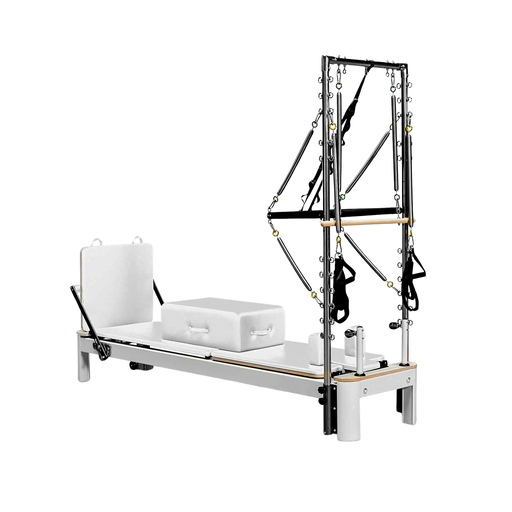 Aluminum Pilates Reformer with Tower, Box & Jump Board for Home Gym