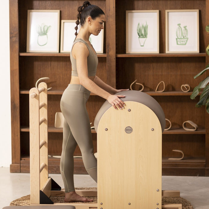Elina Pilates Elite Ladder Barrel with Wooden Base