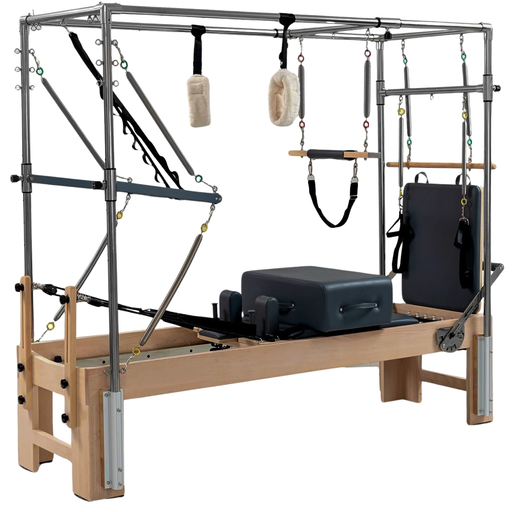 Foldable Cadillac Pilates Reformer with Tower for Home & Studio