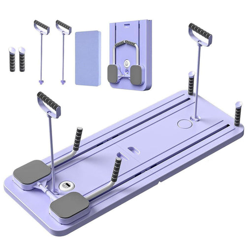 Foldable Pilates Reformer Board – 5-in-1 Home Pilates Sliding Set
