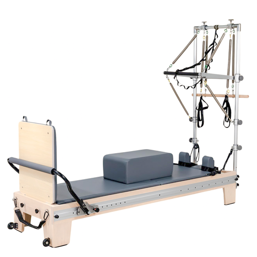 Pilates Reformer with Tower, Box & Jump Board for Home Workouts