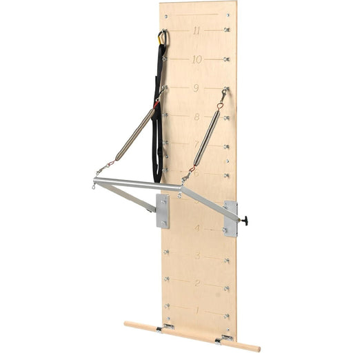 Pilates Springboard Wall Unit with Push-Through Bar & Resistance Springs for Home & Studio