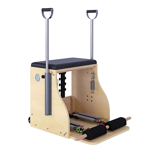 Split-Pedal Pilates Combo Chair with Handles for Home & Studio