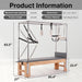 Wooden Pilates Cadillac Reformer with Springs & Box (Oak) for Home & Studio