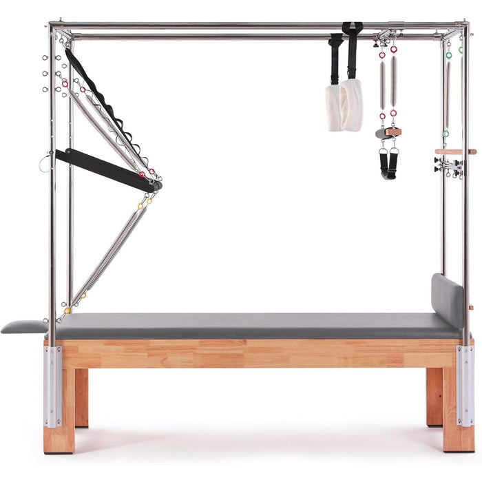 Wooden Pilates Cadillac Reformer with Springs & Box (Oak) for Home & Studio