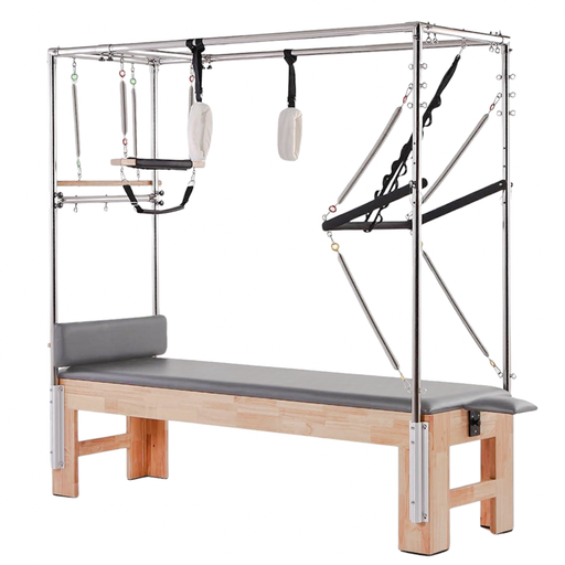 Wooden Pilates Cadillac Reformer with Springs & Box (Oak) for Home & Studio